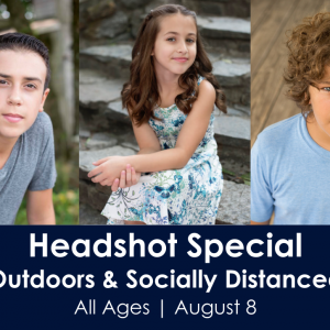 Headshot Special – Outdoors and Socially Distanced