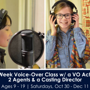 6-Week Voice-Over Class w/ a VO Actor, 2 Agents & a Casting Director