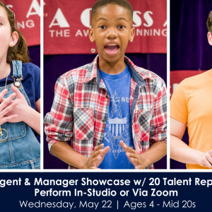 Agent & Manager Showcase w/ 20 Talent Reps: In-Studio or Via Zoom